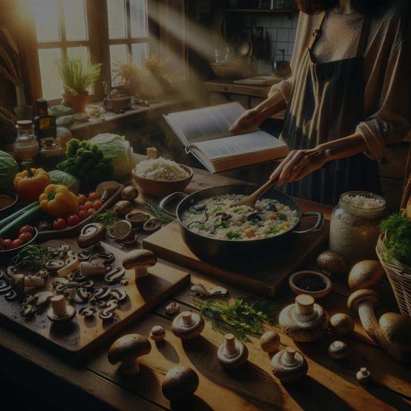 Comment cuisiner un risotto aux champignons forestiers en utilisant des ingrédients de saison?
